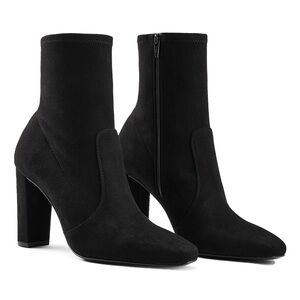 Inez Paz 90 Stretch in black suede size 9